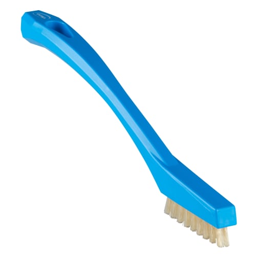 Brosse fibres dures alimentaire PLP 20,5cm bleu Vikan photo du produit front L