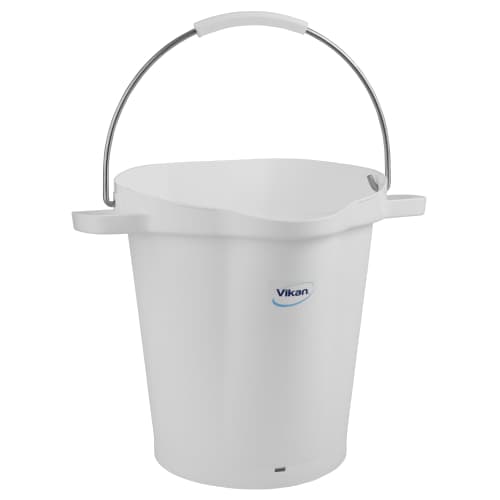 Seau gradué alimentaire PLP 20L blanc Vikan photo du produit front L