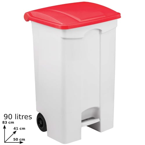 Poubelle à pédale 90 litres Medial photo du produit front L