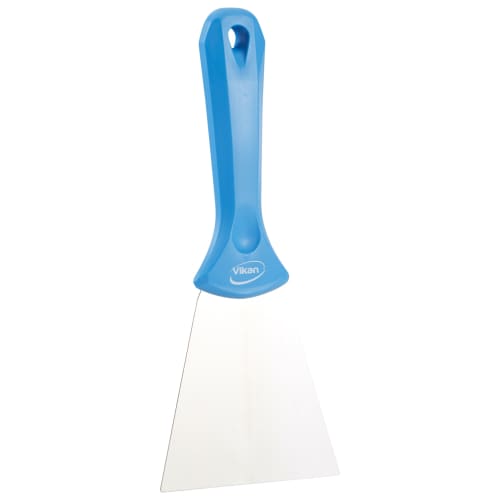 Grattoir à main alimentaire inox PLP 10cm bleu Vikan photo du produit front L
