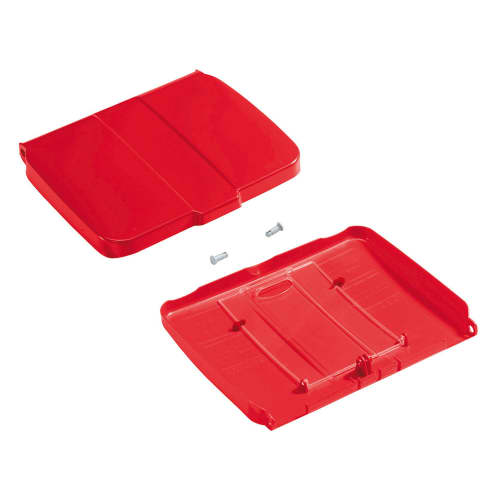 Couvercle pour support sac 120L PLP rouge Filmop photo du produit front L
