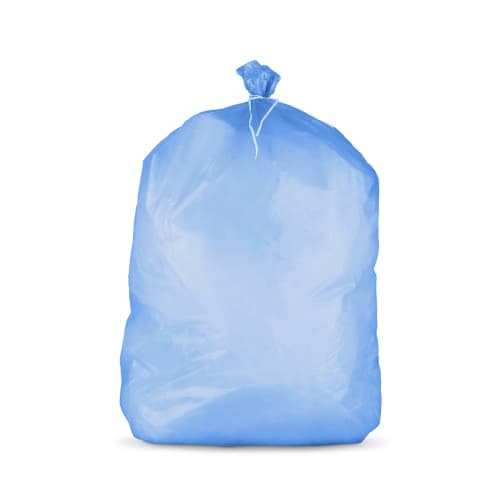 Sacs poubelle 50L bleu 30µ lien classique Paredes photo du produit front L