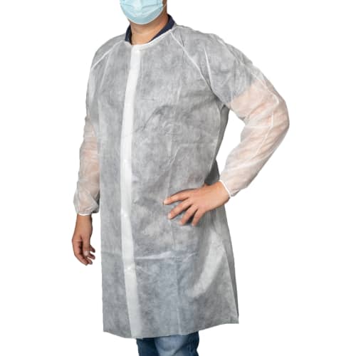 Blouse de laboratoire Poligard PLP 40 g/m² taille L Indutex photo du produit front L