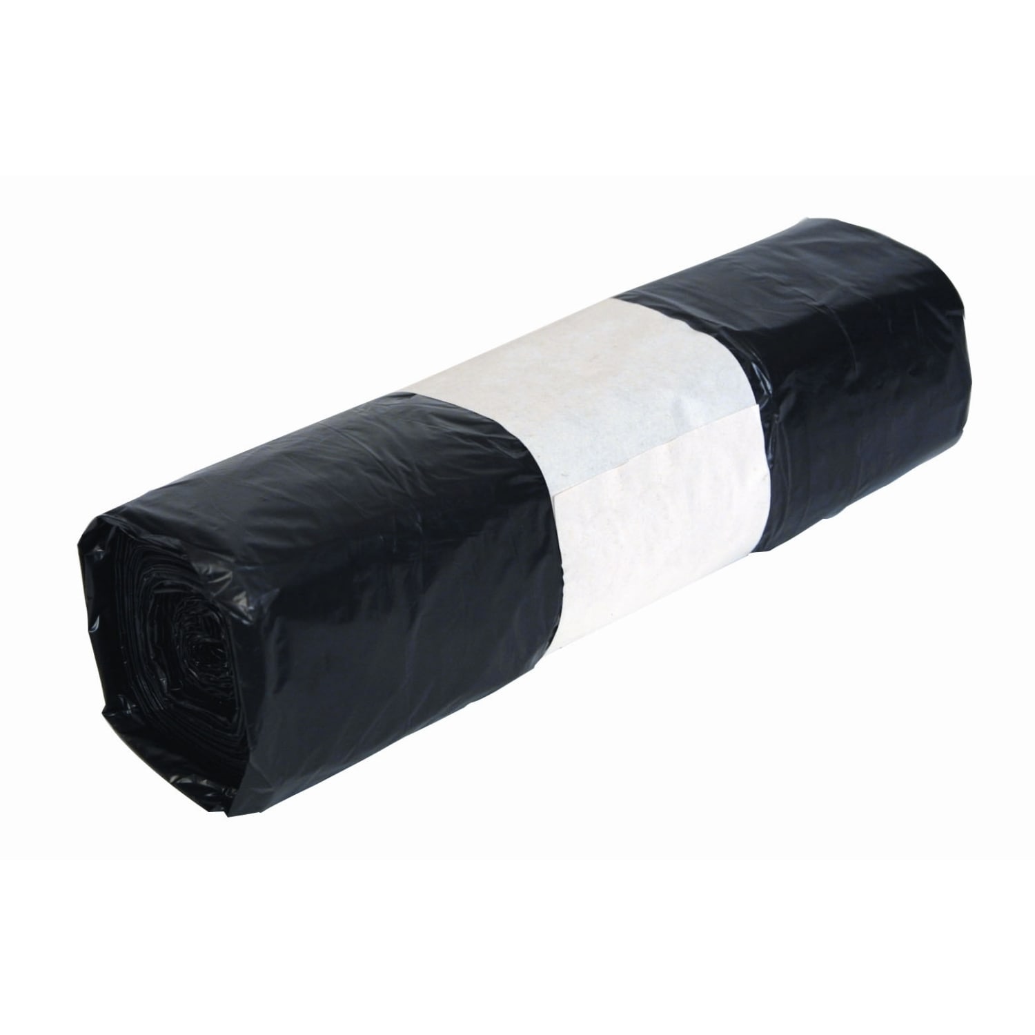 Sac plastique PE BD 100L noir 45µm photo du produit