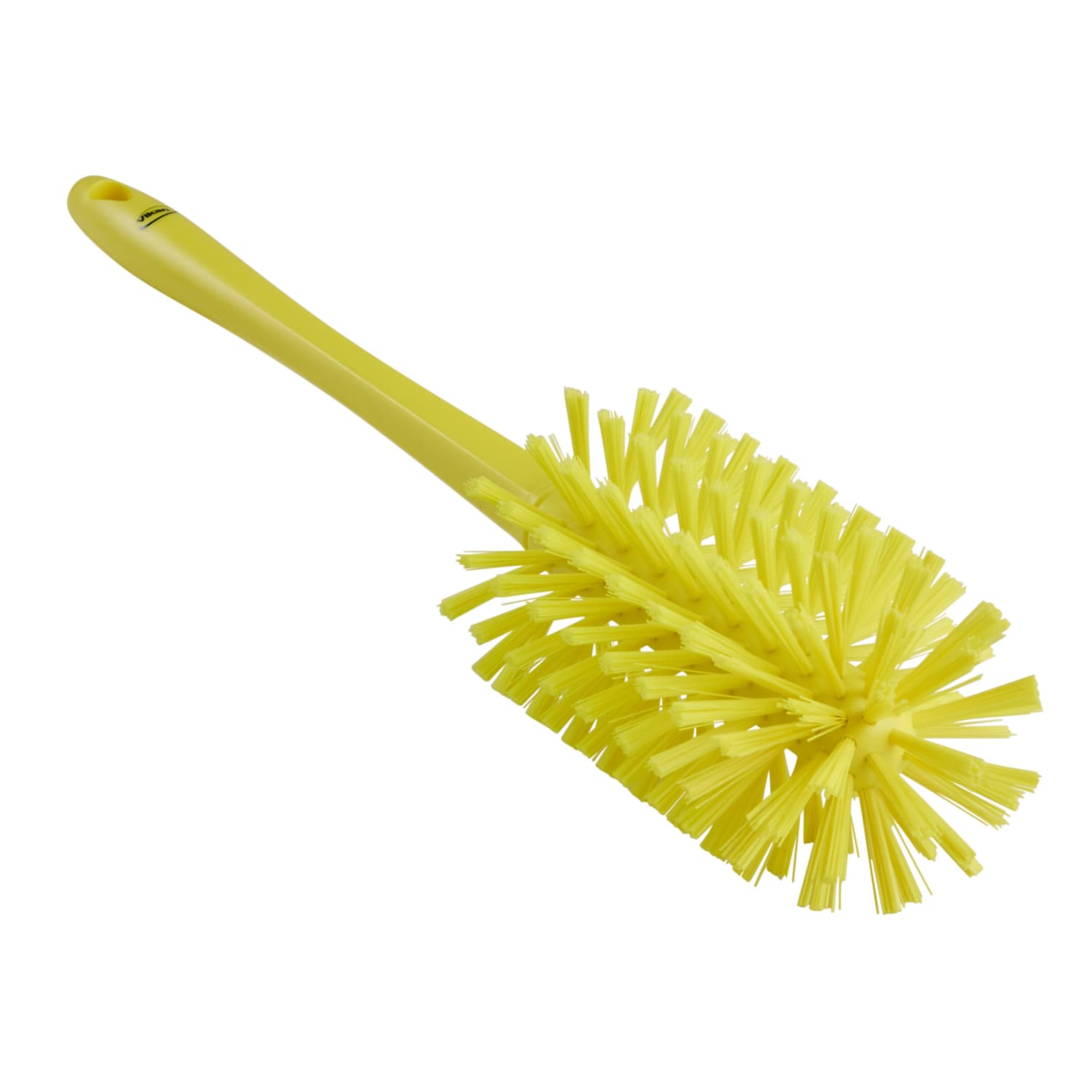 Brosse cylindrique fibres dures alimentaire PLP Ø9cm jaune Vikan photo du produit