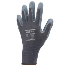 Gants de manipulation EUROLITE 6240 nitrile lisse paume et doigt