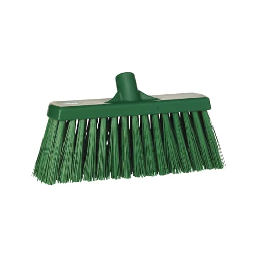 Balai fibres dures alimentaire PLP 33cm vert Vikan photo du produit front L