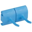 Support mural double crochet alimentaire PLP 8,2cm bleu Vikan photo du produit