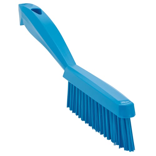 Brosse fine fibres dures alimentaire PLP 30cm bleu Vikan photo du produit front L