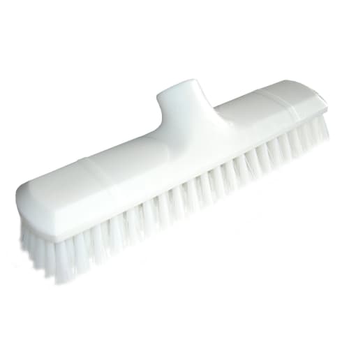 Balai lave-pont fibres dures alimentaire Maine Brosserie PLP 29cm blanc photo du produit front L