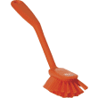 Brosse à vaisselle fibres médium alimentaire PLP 28cm orange Vikan photo du produit