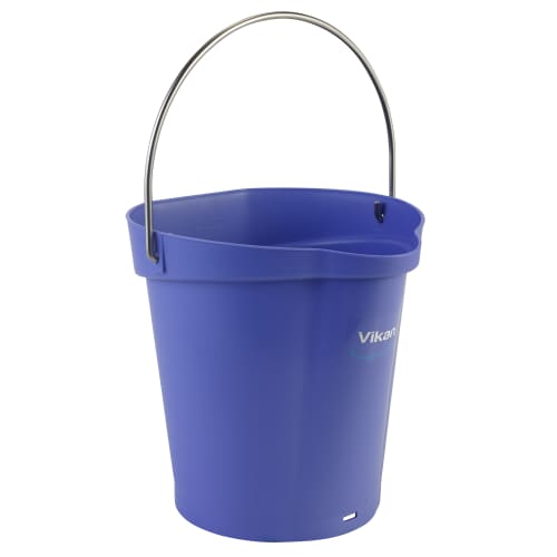 Seau gradué alimentaire PLP 6L violet Vikan photo du produit front L