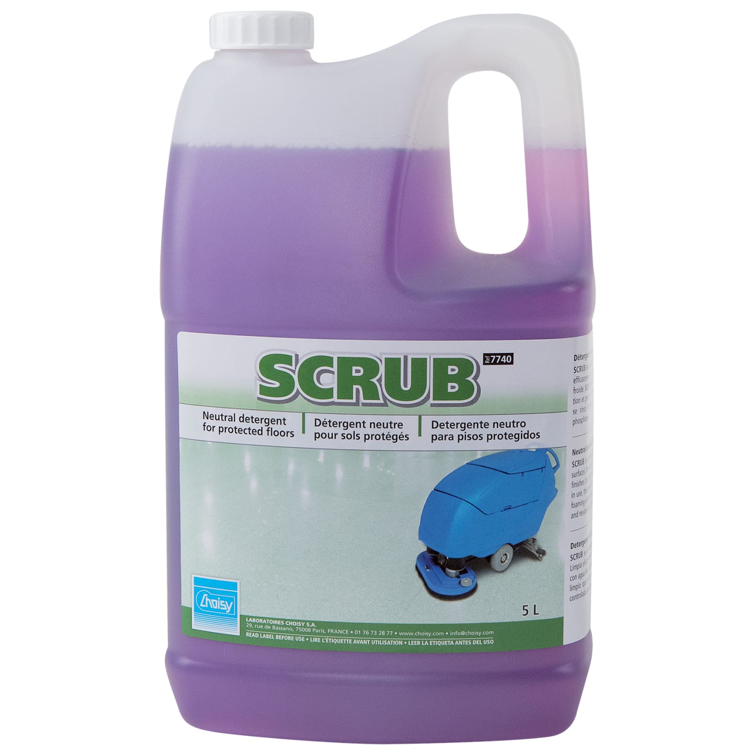 CHOISY Scrub détergent bidon de 5L photo du produit