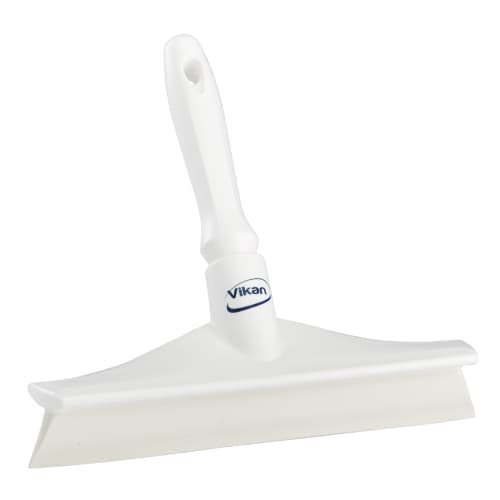 Raclette monolame alimentaire PLP caoutchouc 24,5cm blanc Vikan photo du produit front L