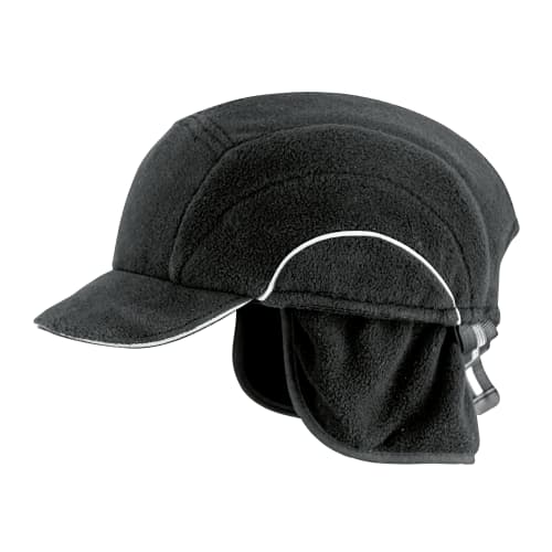Casquette de sécurité JSP anti choc polaire Hardcap™ A1+, noir photo du produit front L