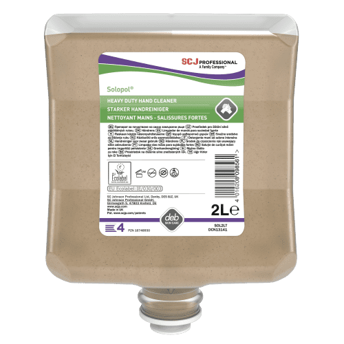 Pâte d'atelier Ecolabel SC Johnson Professional Solopol recharge de 2L photo du produit front L