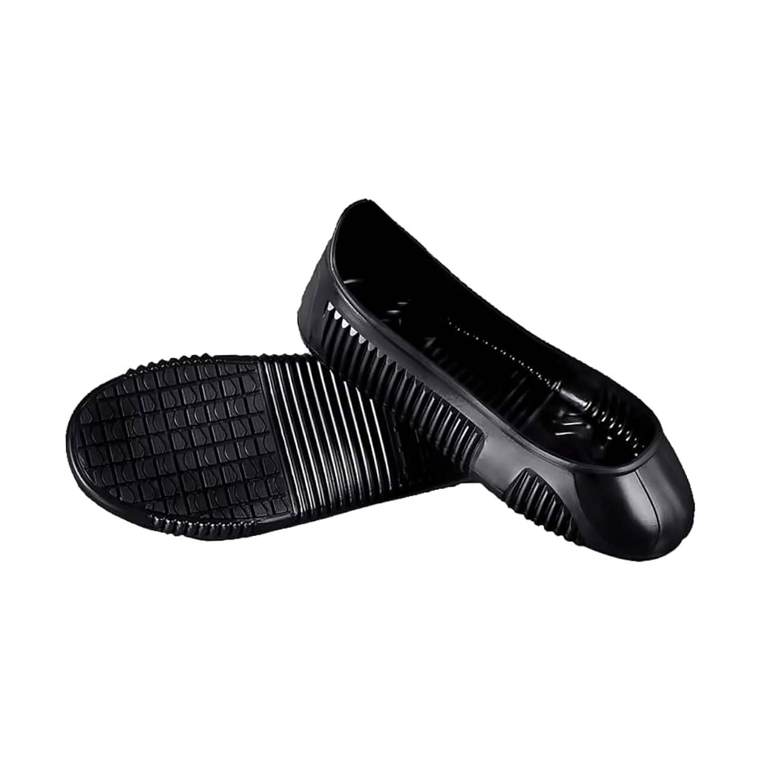 Surchaussure anti-glisse caoutchouc noir taille L (41/44) - PAREDES