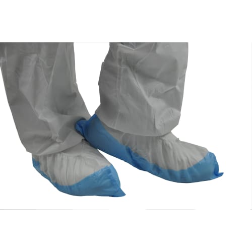 Surchaussure Hopen PLP 35g/m² semelle PE 60µm blanc/bleu 39,5cm photo du produit front L