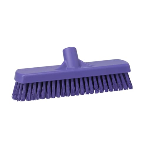 Balai lave-pont fibres dures alimentaire PLP 30,5cm violet Vikan photo du produit front L