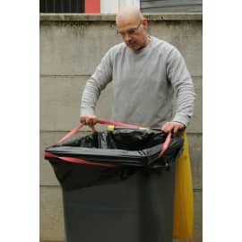 Sangle rouge pour housse de 120 à 360 litres