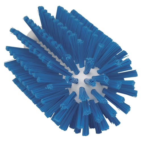 Brosse cylindrique fibres médium alimentaire PLP Ø7,7cm bleu Vikan photo du produit front L