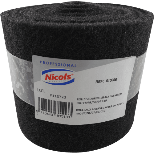 Rouleau abrasif 3m noir Nicols photo du produit front L