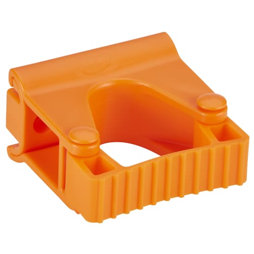 Support mural 1 clip alimentaire PLP 8,2cm orange Vikan photo du produit front L