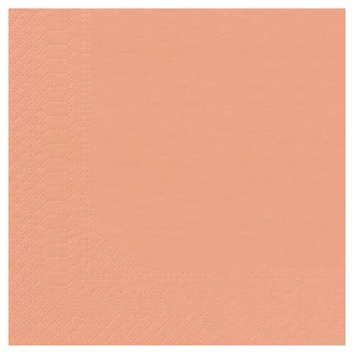 Serviette papier 30 x 30 cm 2 plis abricot Ecolabel Manufacture de l'Éphémère photo du produit front L