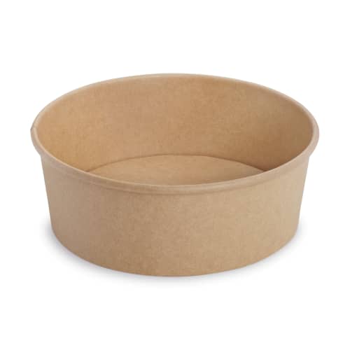 Saladier rond carton kraft 1300 cc Alphaform photo du produit front L