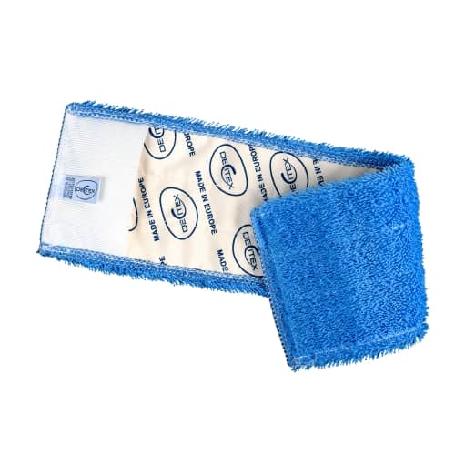 Bandeau de lavage microfibre TWIST M600 bleu 43 x 14 cm Decitex photo du produit front L