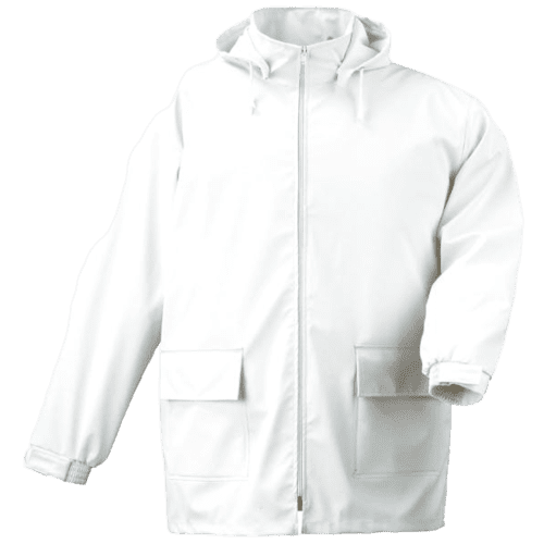Veste Lorient polyester/polyuréthane imperméable Coverguard blanc taille XXL photo du produit front L