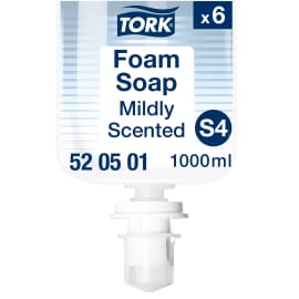 Savon mousse doux Ecolabel Tork S4 recharge de 1L