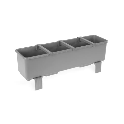 Bac 3 séparateurs PLP 46 x 12,5 x 10.5 cm Filmop photo du produit front L