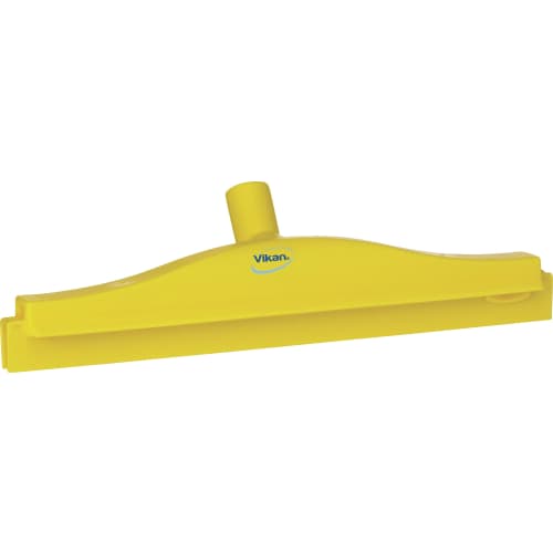 Raclette double lame pivotante alimentaire PLP caoutchouc 40,5cm jaune Vikan photo du produit front L