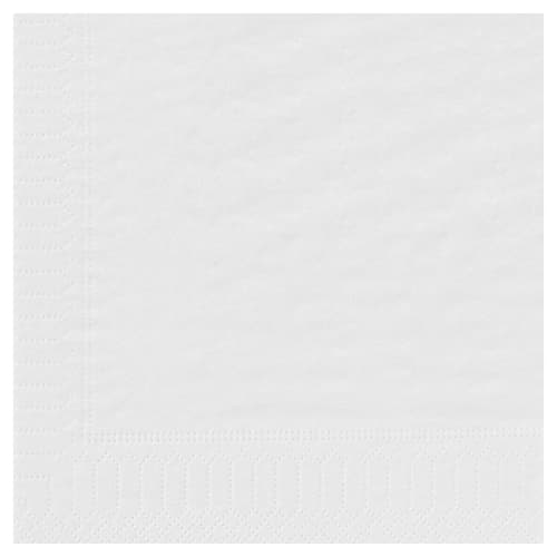 Serviette papier 2 plis Manufacture de l'Éphémère 24 x 24 cm blanc photo du produit front L