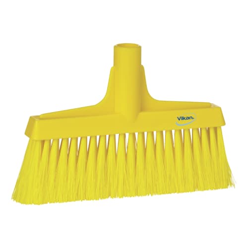 Balai miquet fibres mixtes alimentaire PLP 26cm jaune Vikan photo du produit front L