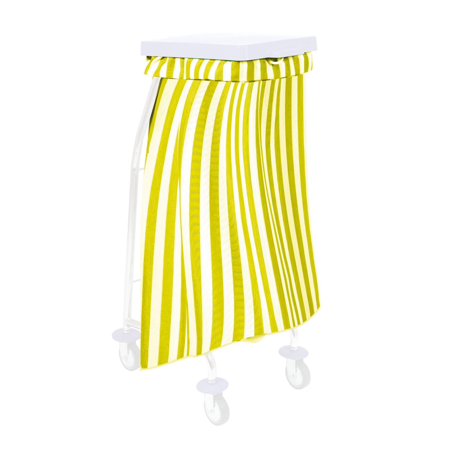 Sac à linge 65L 130g/m² rayé jaune photo du produit