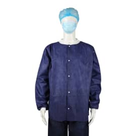 Veste de bloc SMS 35g/m² bleu foncé taille XL/XXL Sans Poche Paredes