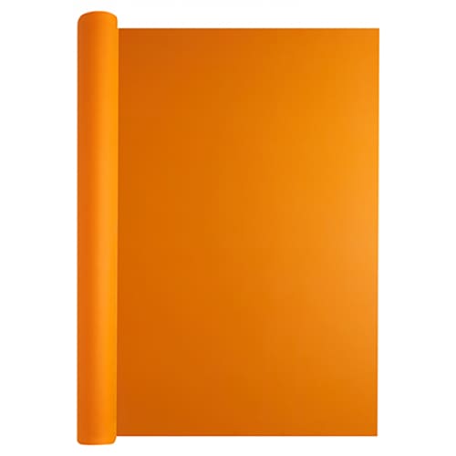 Nappe de table non tissé Célisoft Manufacture de l'Éphémère 1,20 x 50 m mandarine photo du produit front L