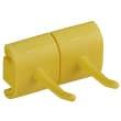 Support mural double crochet alimentaire PLP 8,2cm jaune Vikan photo du produit