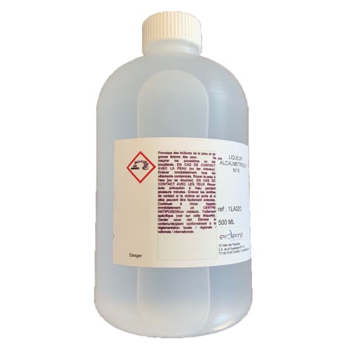 Liqueur N/10 alcalimétrique flacon de 500ml photo du produit front L