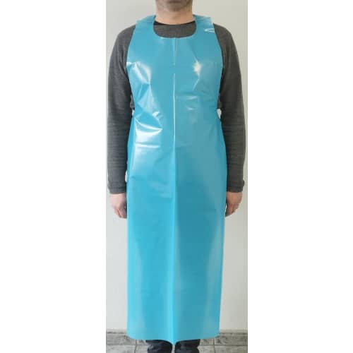 Tablier Brunopack PE 35µm bleu 70 x 120 cm photo du produit front L