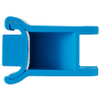 Support mural 1 clip alimentaire PLP 8,2cm bleu Vikan photo du produit side S