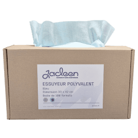 Essuyeur polyvalent boite 33x42 BLEU Jacleen