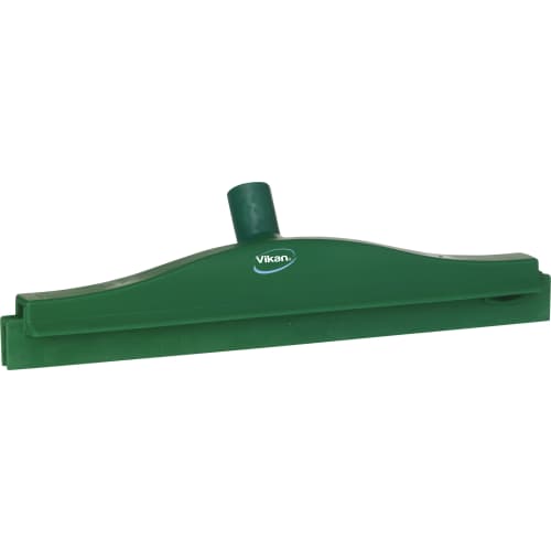 Raclette double lame pivotante alimentaire PLP caoutchouc 40,5cm vert Vikan photo du produit front L
