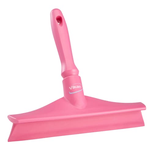 Raclette monolame alimentaire PLP caoutchouc 24,5cm rose Vikan photo du produit front L