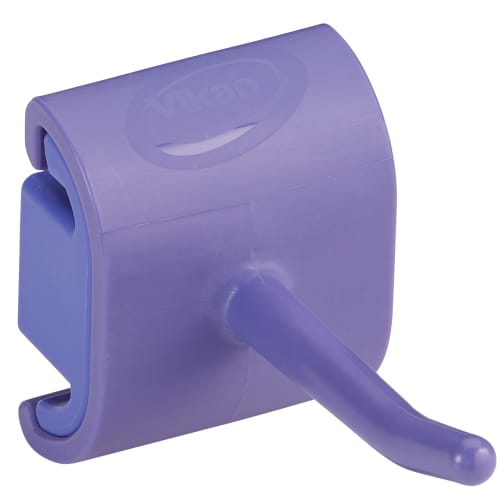 Support mural 1 crochet alimentaire PLP 4,1cm violet Vikan photo du produit front L