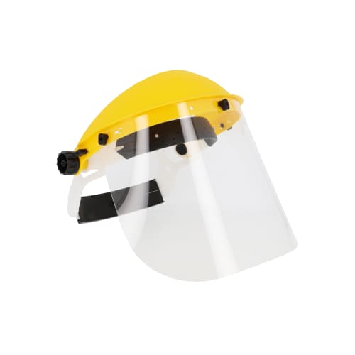 Calotte et écran de protection polycarbonate Singer classique jaune photo du produit front L
