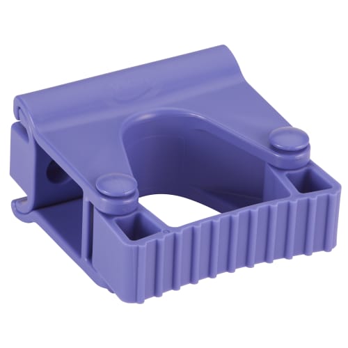 Support mural 1 clip alimentaire PLP 8,2cm violet Vikan photo du produit front L