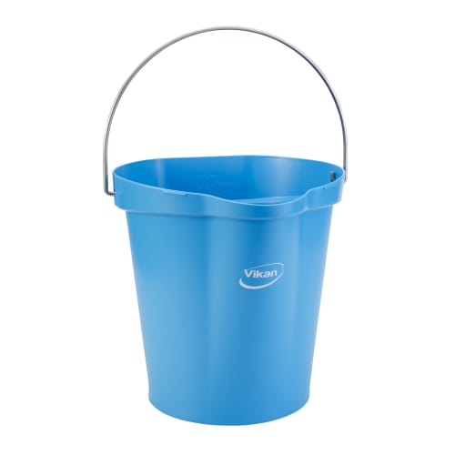 Seau gradué alimentaire PLP 12L bleu Vikan photo du produit front L